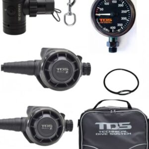 TDS Set – Atemregler Gull Z Black + Finimeter + Oktopus
