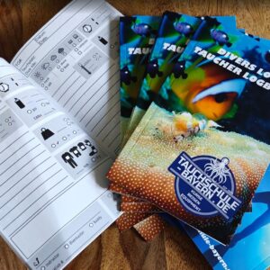 LOGBUCH Tauchschule-Bayern.de (für 90 Tauchgänge)