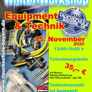 Winter-Workshop "Equipment Spezialist" 15.11.2025